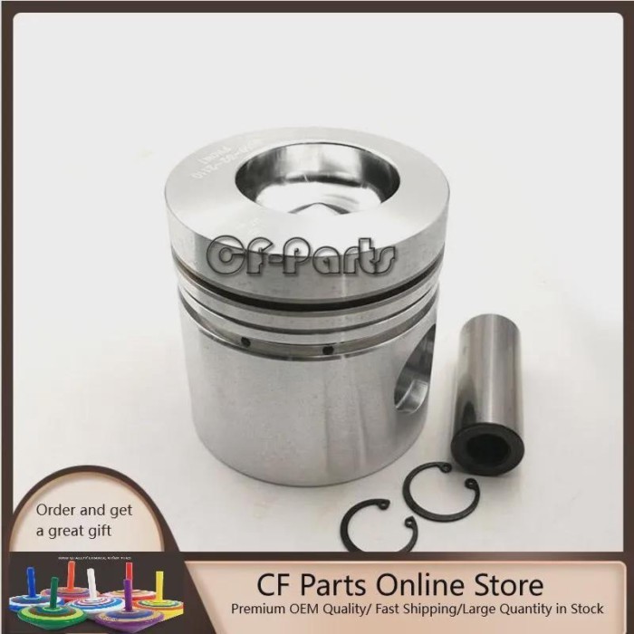 4PCS 6130-32-2110 PISTON KIT FITS KOMATSU 4D105-3 4D105-2