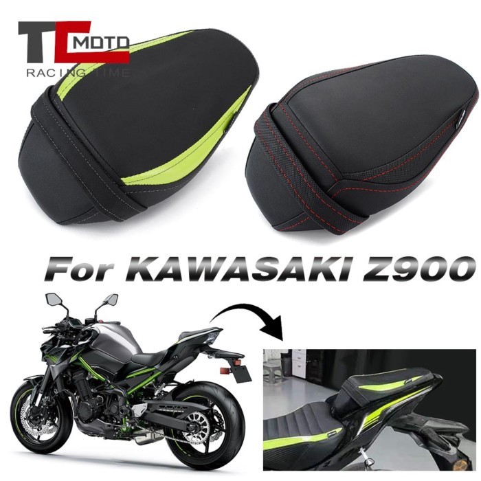 Motorcycle Rear Seat Fit for Kawasaki Z900 2017-2024 Passenger Cushion Pillion Seat Z 900 2018 2019