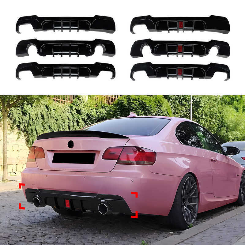 เหมาะสําหรับ BMW 3 Series Coupe Coupe E92 E93M กีฬา MP ด้านหลัง Lip Tail สปอยเลอร์การปรับเปลี่ยน