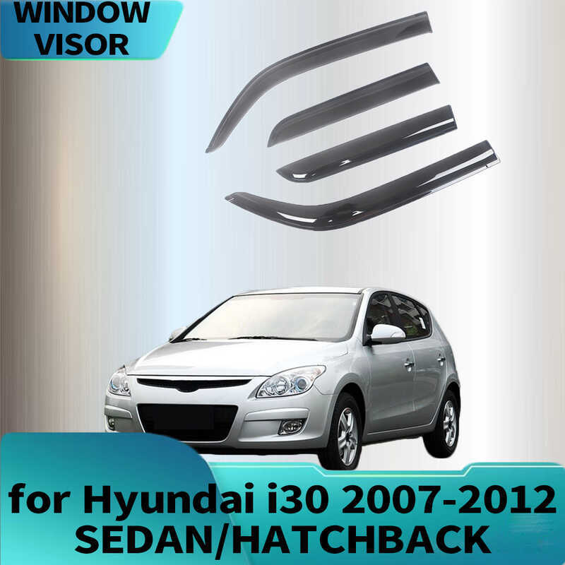 เหมาะสําหรับ Hyundai Hyundai i30 27-2012SEDAN/HATCHBACK Rain Block Side Window Deflector