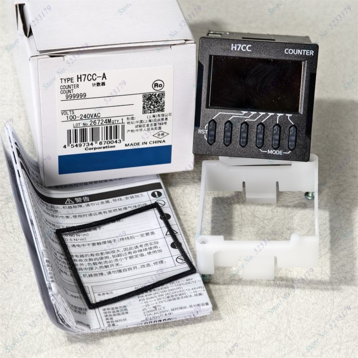 1PC H7CC-A  Genuine New Original  Count Relay Digital Display Counter replace H7CX-A-N H7CX-A4-N