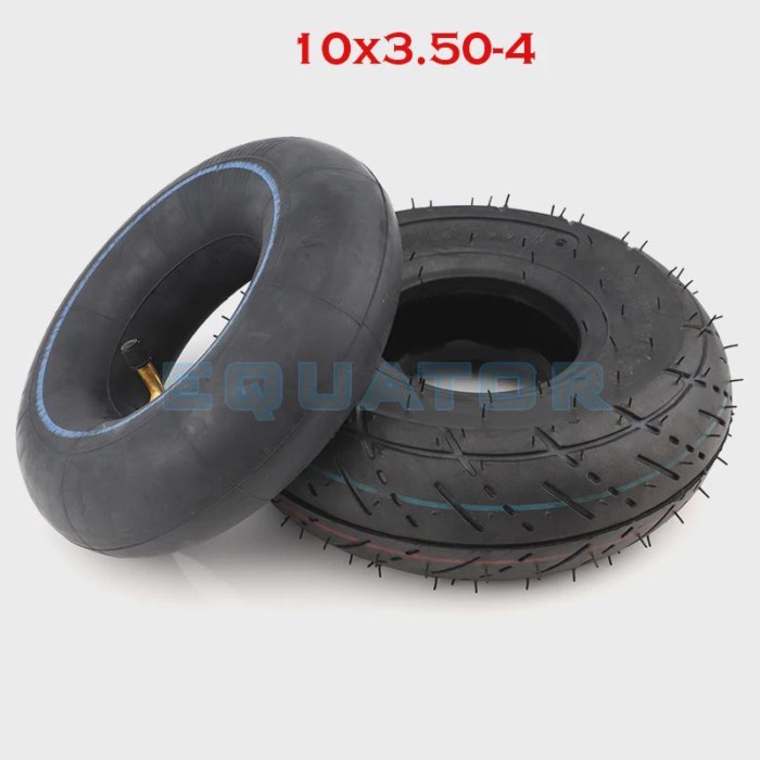 scooter Mini moto part 10x350-4 inner and outer tyre 10x3.50-4 tube tire Mini Moto for 4 inch wheel