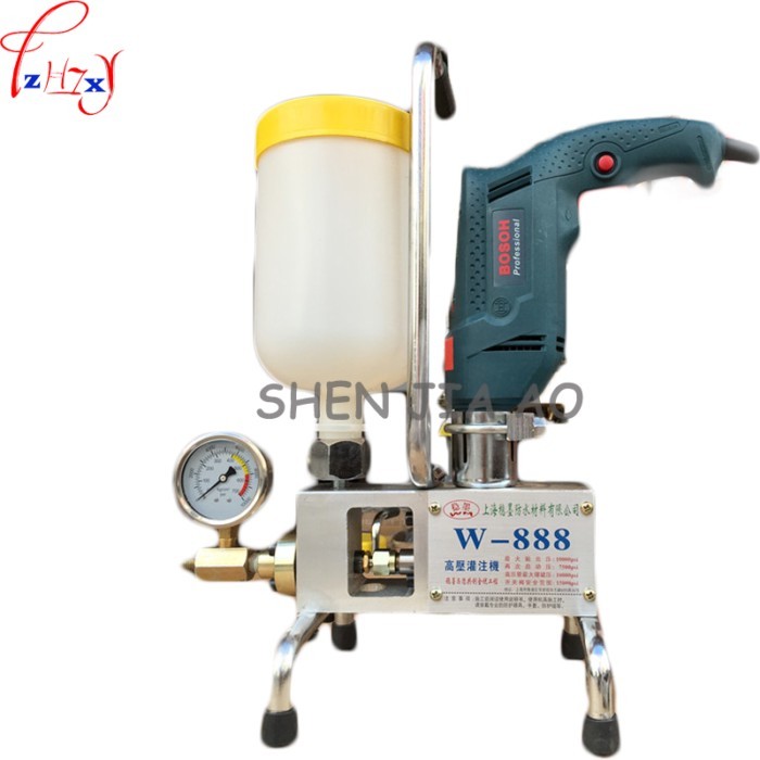 1PC High-Pressure Grouting Machine W-888 Polyurethane Plugging Grouting Machine Building Chemical P