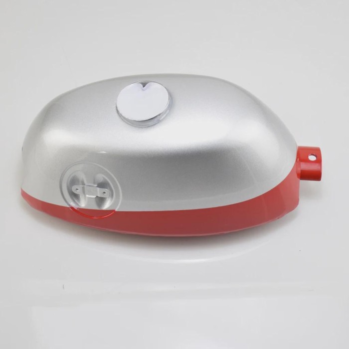 Gas Fuel Tank for Honda Mini Trail Z50 Z50J Z50R Monkey Bike 50CC Red/silver
