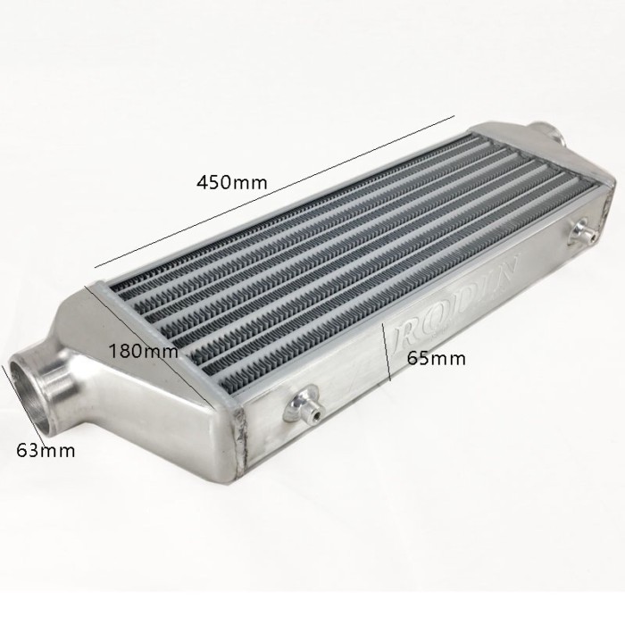 450*180*65mm Universal Turbo Intercooler bar&plate OD=63mm Front Mount intercooler