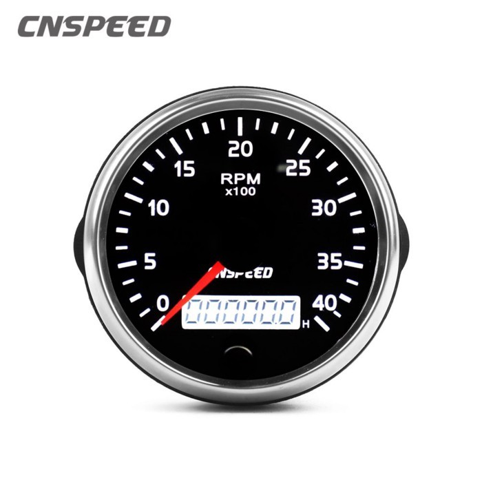Amber/White Light Tacho Meter For Diesel Car Boat Motorcycle 85MM Tachometer 0-4000RPM 12V/24V RPM