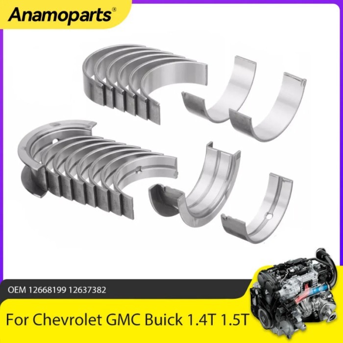 Engine Parts Crankshaft Main Con Rod Bearing Set Fit 1.0 1.4 1.5 L T LFV L5Q LV7 For Chevrolet Cruz