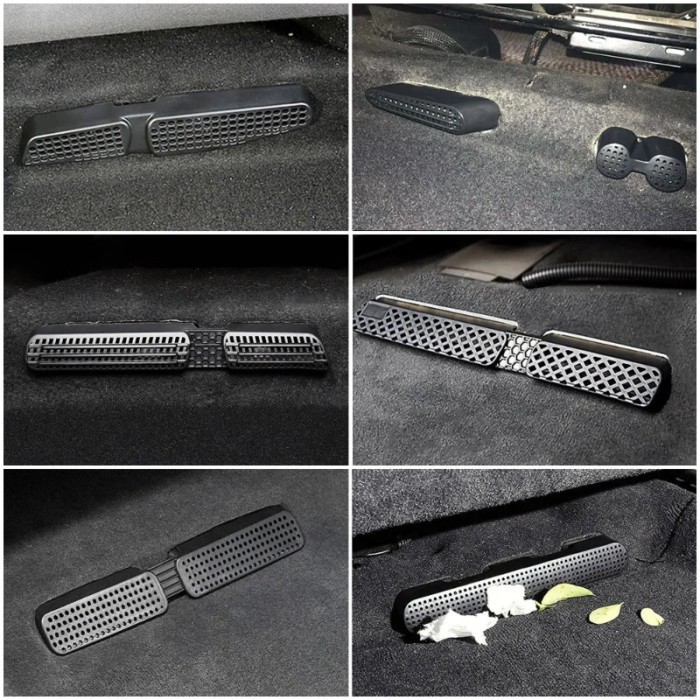 For Audi Q2 Q3 Q5 Q7 Q8 Car Under Seat Floor Rear AC Heater Air Conditioner Duct Vent Cap Grill Out