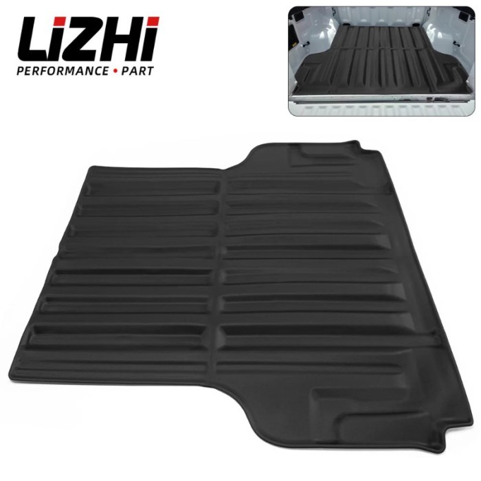 For Frontier 2022-2024 Truck Bed Mat Crew Cab Short 5 Feet (60") Bed All Weather TPE Material Truck