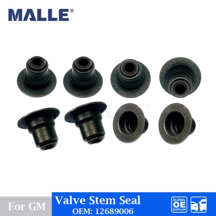 8 PCS Engine Exhaust Valve Stem Oil Seal Kit For GM Chevrolet C8 6.2 LT5 Auto Car Accessories 12482