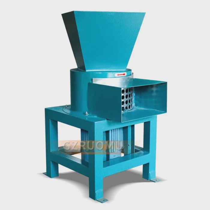 Profession Automatic Garbage Sponge Crushing Granulator Small White EPS Foam Shredding Particle Mak