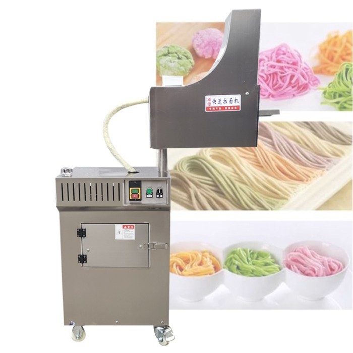 Commercial Noodle Machine For Ramen Pasta Automatic Hydraulic Extrusion Imitation Hand Ramen Machin