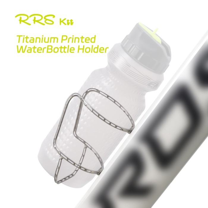 RRSKIT Ultralight Titanium Alloy 3D Printed Water Bottle Holder Cycling Water Bottle Anti-Rust Hold