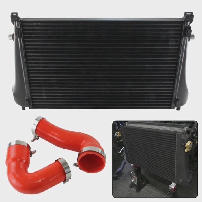 70MM Intercooler Kit Competition For VW GTI MK7 Golf R Audi A3/S3 Skoda Superb 3V Seat 1.8T 2.0T TS