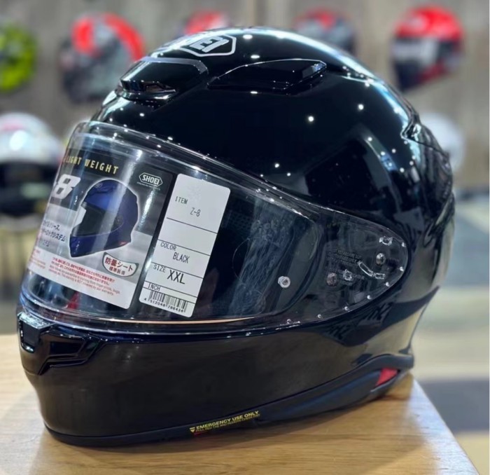 Full Face Motorcycle helmet Shoei Z8 Z-8  NXR2 glossy black Riding Motocross Racing Motobike Helmet