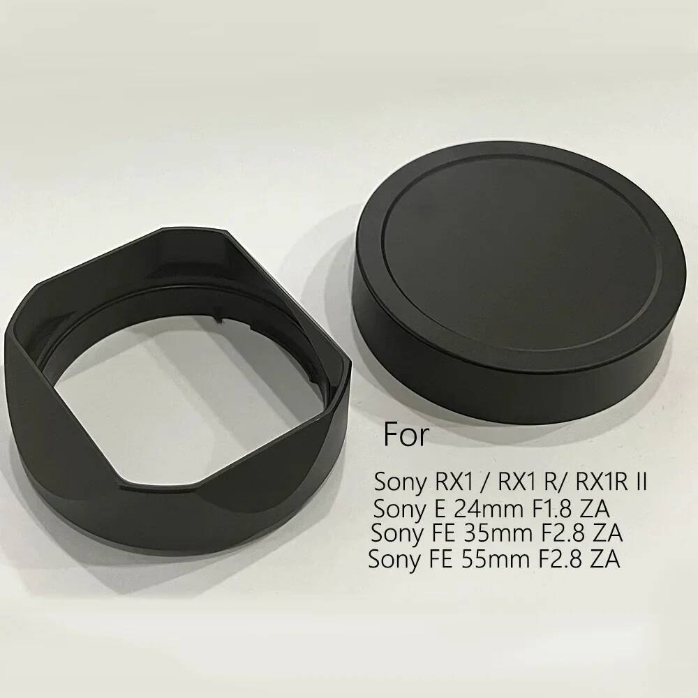 Metal Bayonet Square Lens Hood With Cap สําหรับกล้อง Sony RX1 Series (DSC-RX1) / RX1R (DSC-RX1R) / R