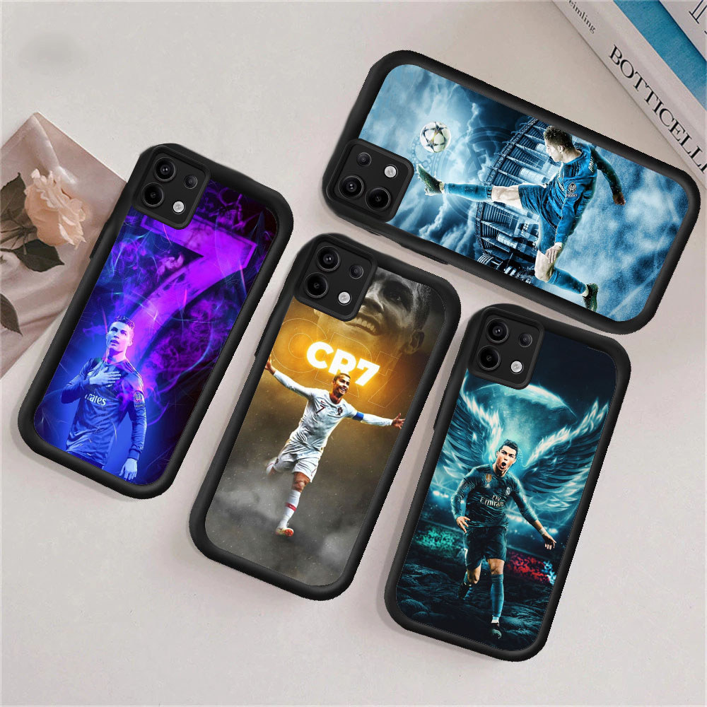 WC34 Ronaldo สําหรับ Hp ชุบ Tecno ITEL Infinix Spark Pova POP Zero 5 P55 RS4 8 A70 GO 30 7 2024 2023