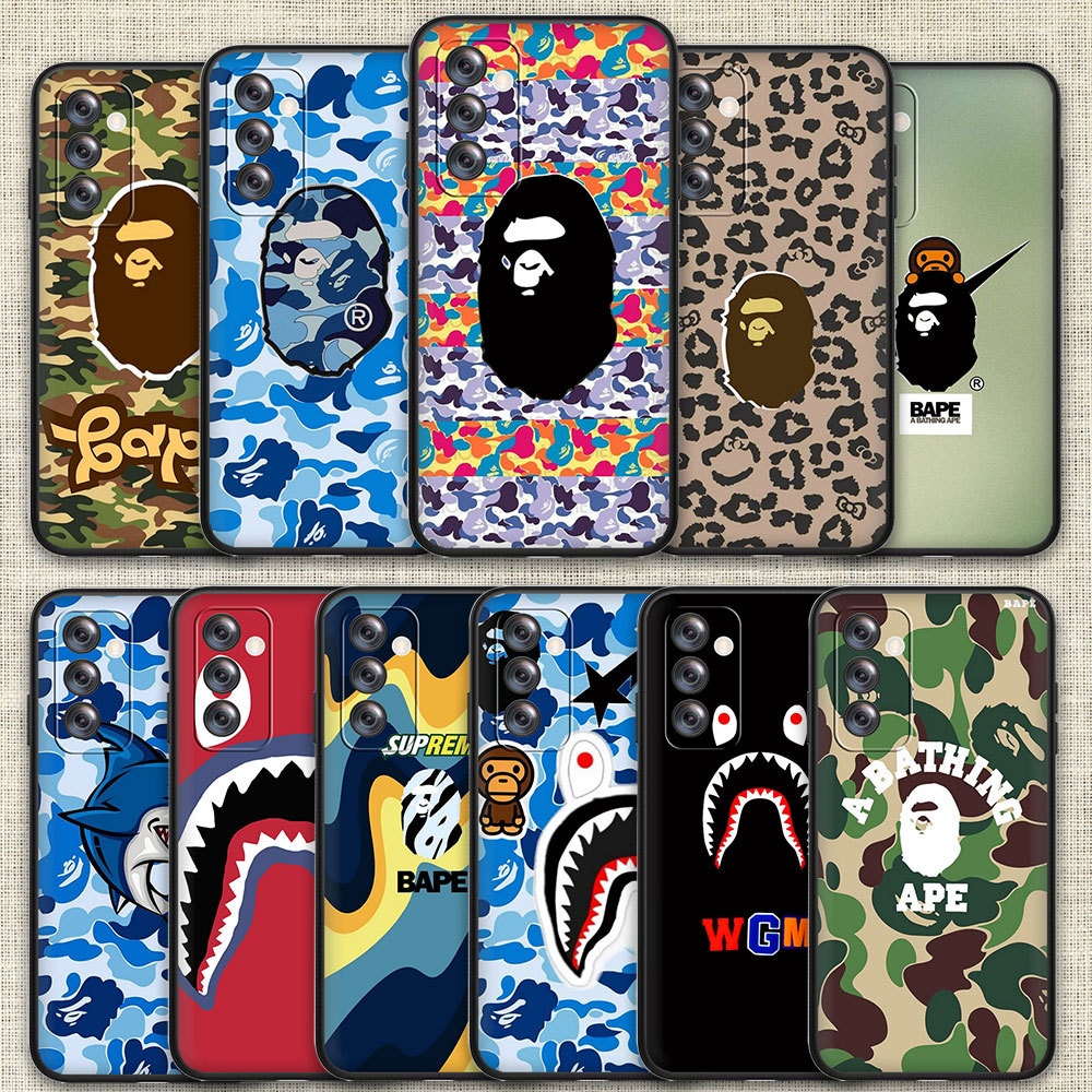 OPPO A3 A3X A3Pro K12X F25 Pro F27 A40 8SK5 Bape ซิลิโคนนุ่มเคสโทรศัพท์