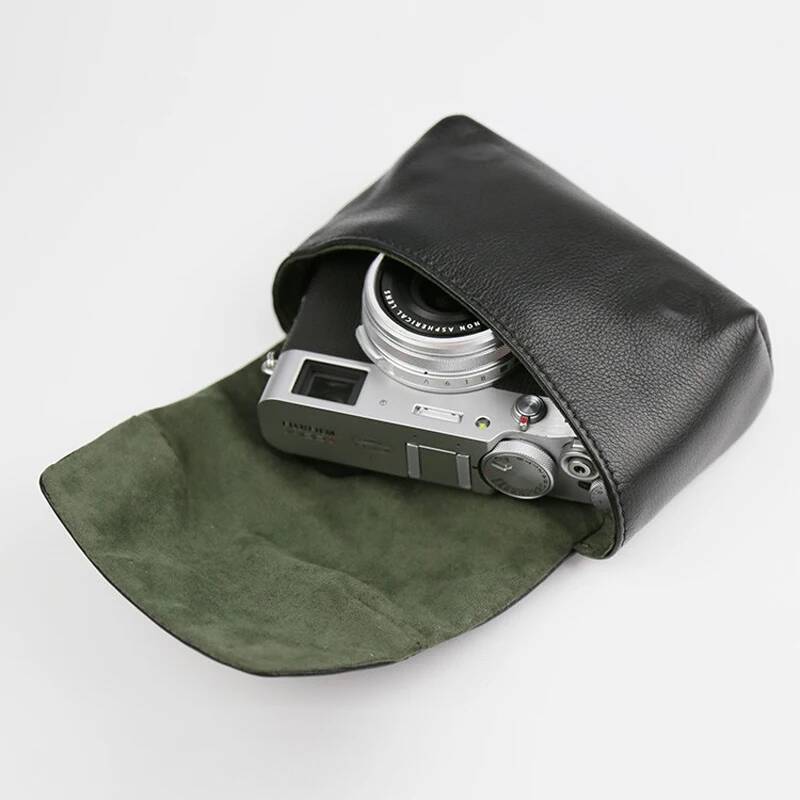 Roadfisher หนังไนลอนกระเป๋ากล้องสําหรับ Fuji X100F X100T X100S X100 X100V LX100M2 Canon G1X G1X2 G1X