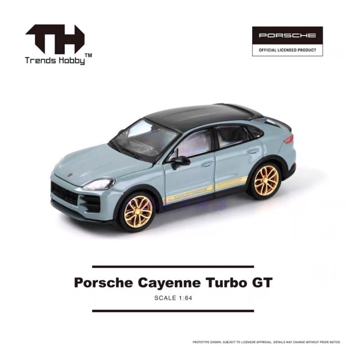 T Trends Hobby 1/64 Porsche Cayenne Trubo GT Porsche Cayenne รุ่น Out of Print Car Model