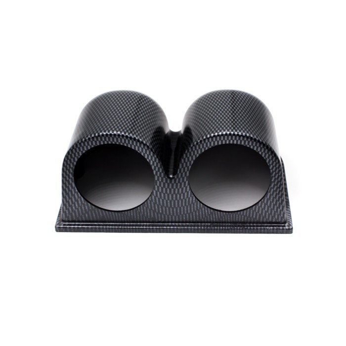 52mm Dual Carbon Gauge Pod Cup Cap Car Gauge Pod 52mm gauge Dash Pod Mount Holder Plastic Houder Au