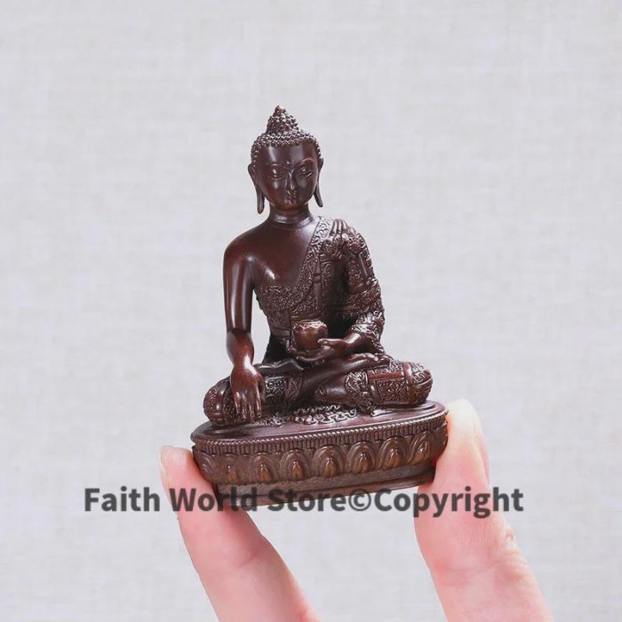 Devout Pocket Buddha statue HOME CAR Effective protection Manjusri Guru Rinpoche Jambhala fortune S