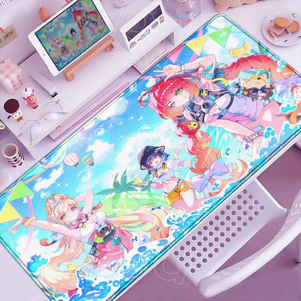 วอลล์เปเปอร์มากมาย Pretty Zenless Zone Zero Ukinami Yuzuha Alice Mouse Pad ZZZ Mousepad แล็ปท็อป XXL