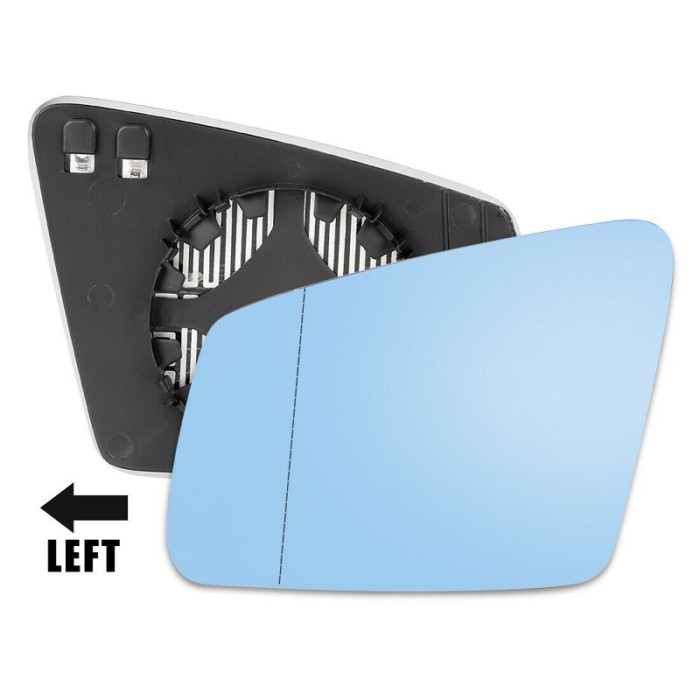 Left Right Side Rearview Mirror Glass Heated Blue Replacement for Mercedes Benz W212 204 221 A21281
