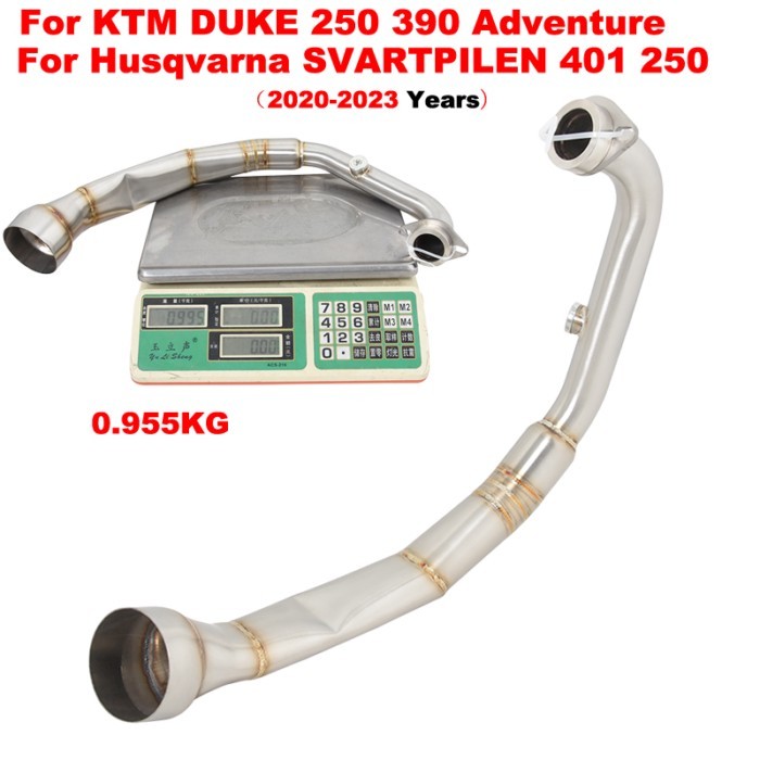 For KTM DUKE 250 390 RC390 KTM250 KTM390 Adventure ADV 2020 - 2024 Motorcycle Exhaust Front Mid Lin