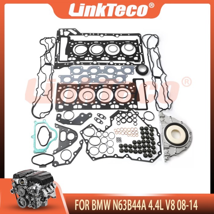Engine Rebuild Full Gasket Set Fit 4.4 T L V8 N63B44 For 08-14 BMW F15 F16 F07 F01 F06 F13 X5 X6 55