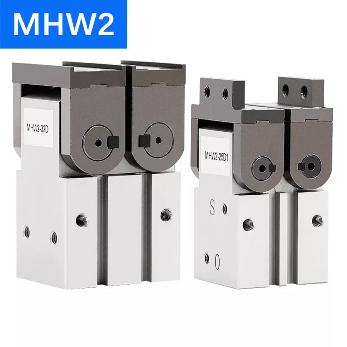MHW2 Air Gripper Pneumatic Finger 180° Angular Type Rack Pinion Type Air CylinderMHW2-20D/D1 MHW2-2