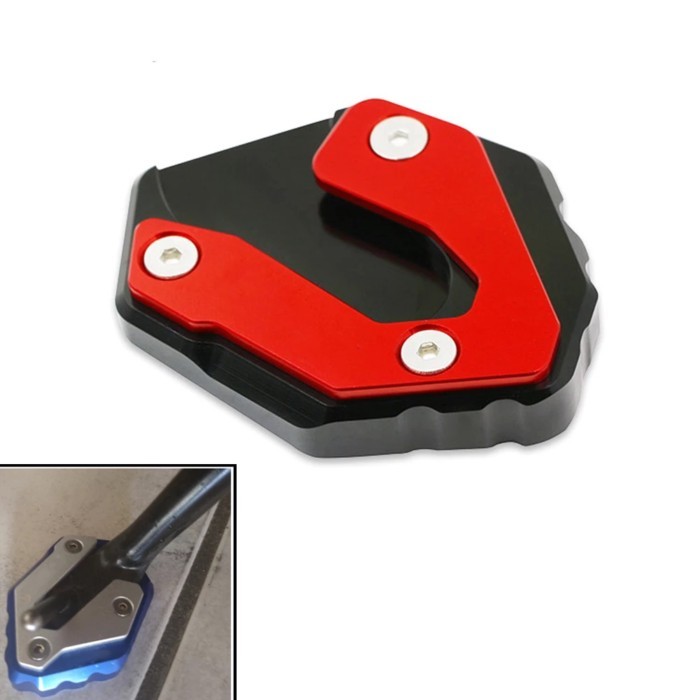 Motorcycle Foot Side Stand Kickstand Extension Pad Support Plate Enlarge For Yamaha MT-07 MT07 MT 0