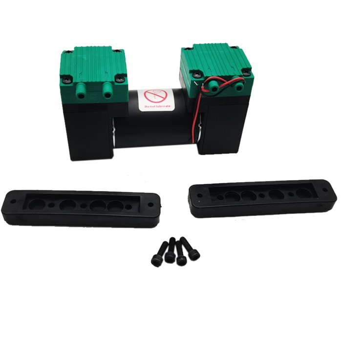 12V 24V 220V Micro Vacuum Pump Electric Pump Silent Small Air Pump Double Heads Diaphragm Pump 20L/