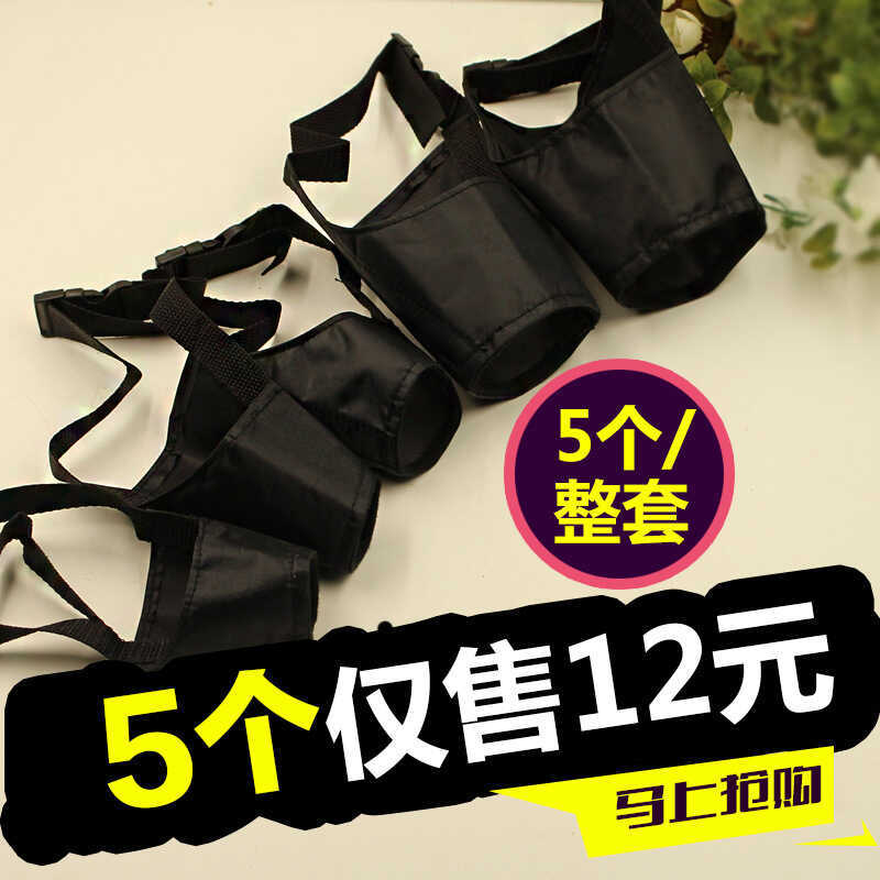 Production Pet Muzzle Anti-Bite Anti-Barking Dog Mask Nylon Oxford Dog Muzzle Dog Mask