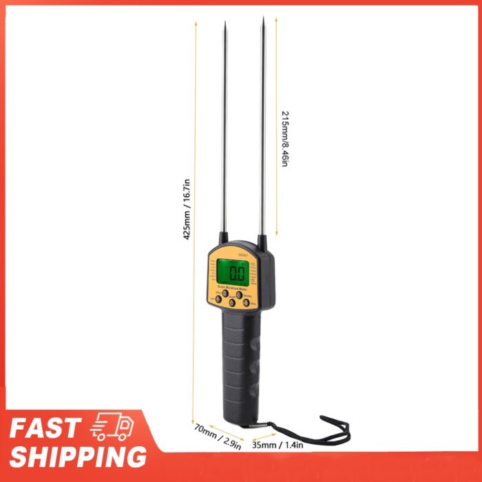 Grain Humidity Meter SMART SENSOR AR991 Digital LCD Grain Moisture Meter for Wheat Corn Rice Peanut