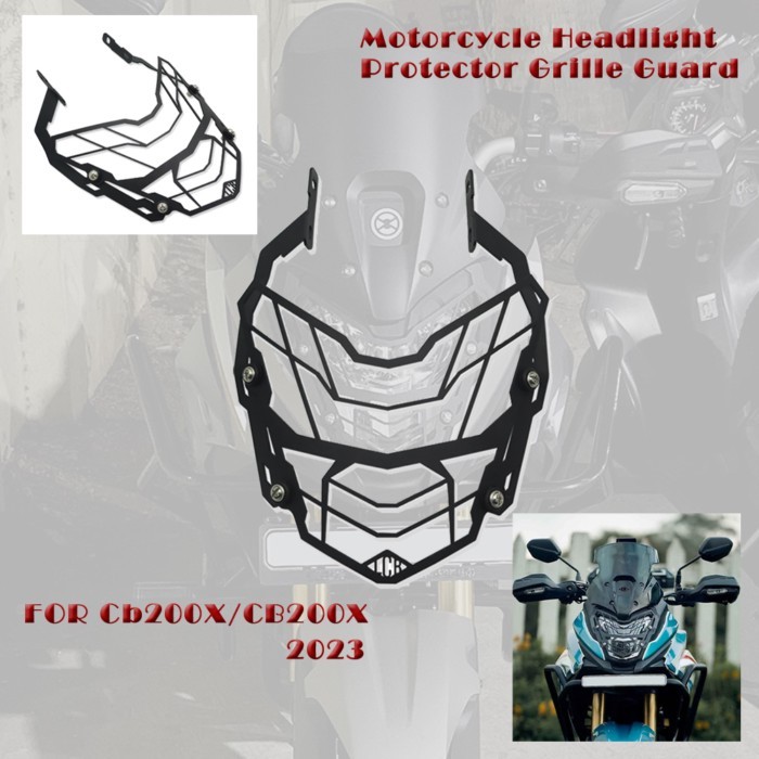 for New Cb200X CB200X 2023+ Motorcycle Headlight Headlight Headlight Protector Grille Guard CB 200