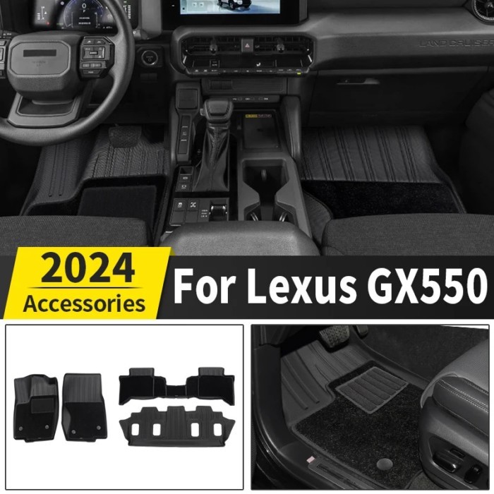 For Lexus GX550 GX550h 2024 2025 Special car Floor Mats Trunk Mats gx 550 Interior upgraded Accesso