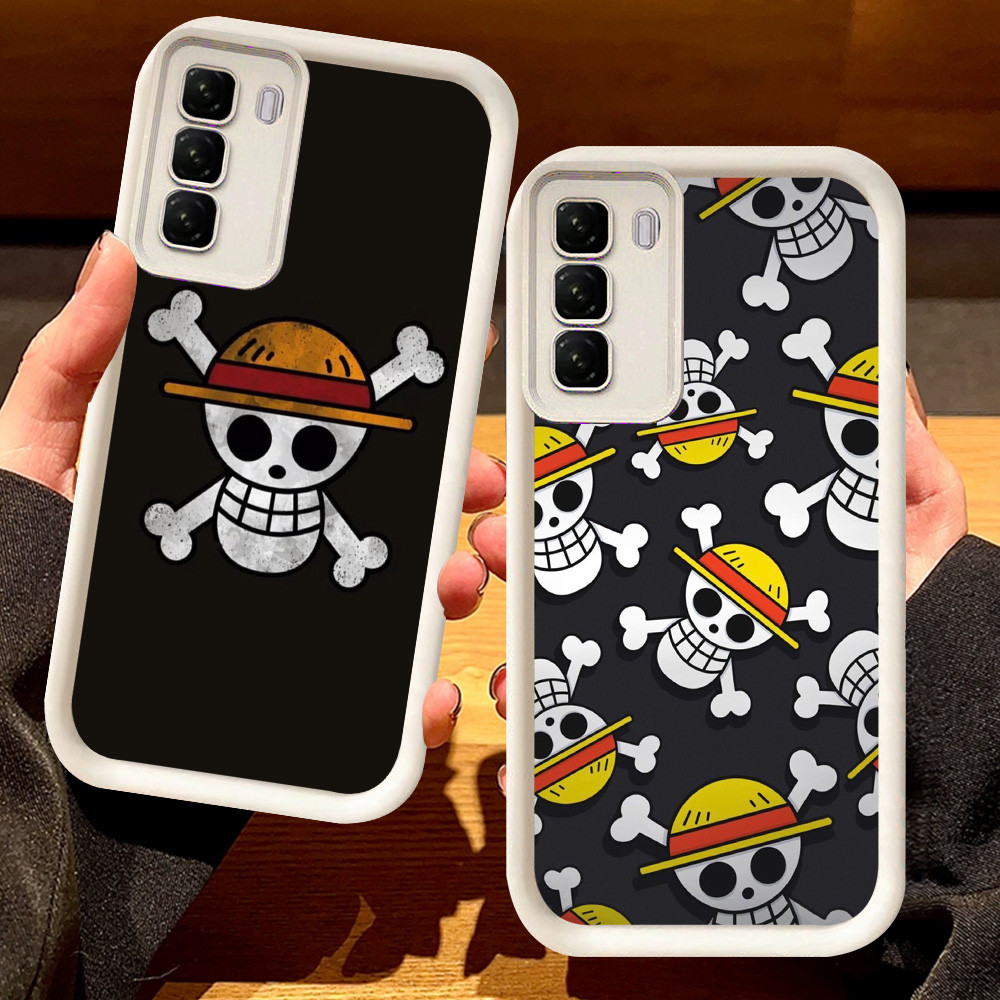 G-60 โลโก้ One Piece สําหรับ Realme C17 C71 C2s 14X C2 7i C73 C75 C85 Pro สีดําและสีขาว