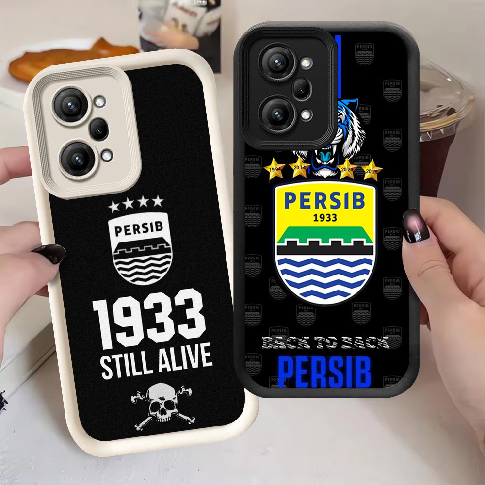 G-63 Persib Casing สําหรับ Xiaomi Redmi Note 12 POCO C71 A5 F7 Pro 5G สีดําและสีขาว