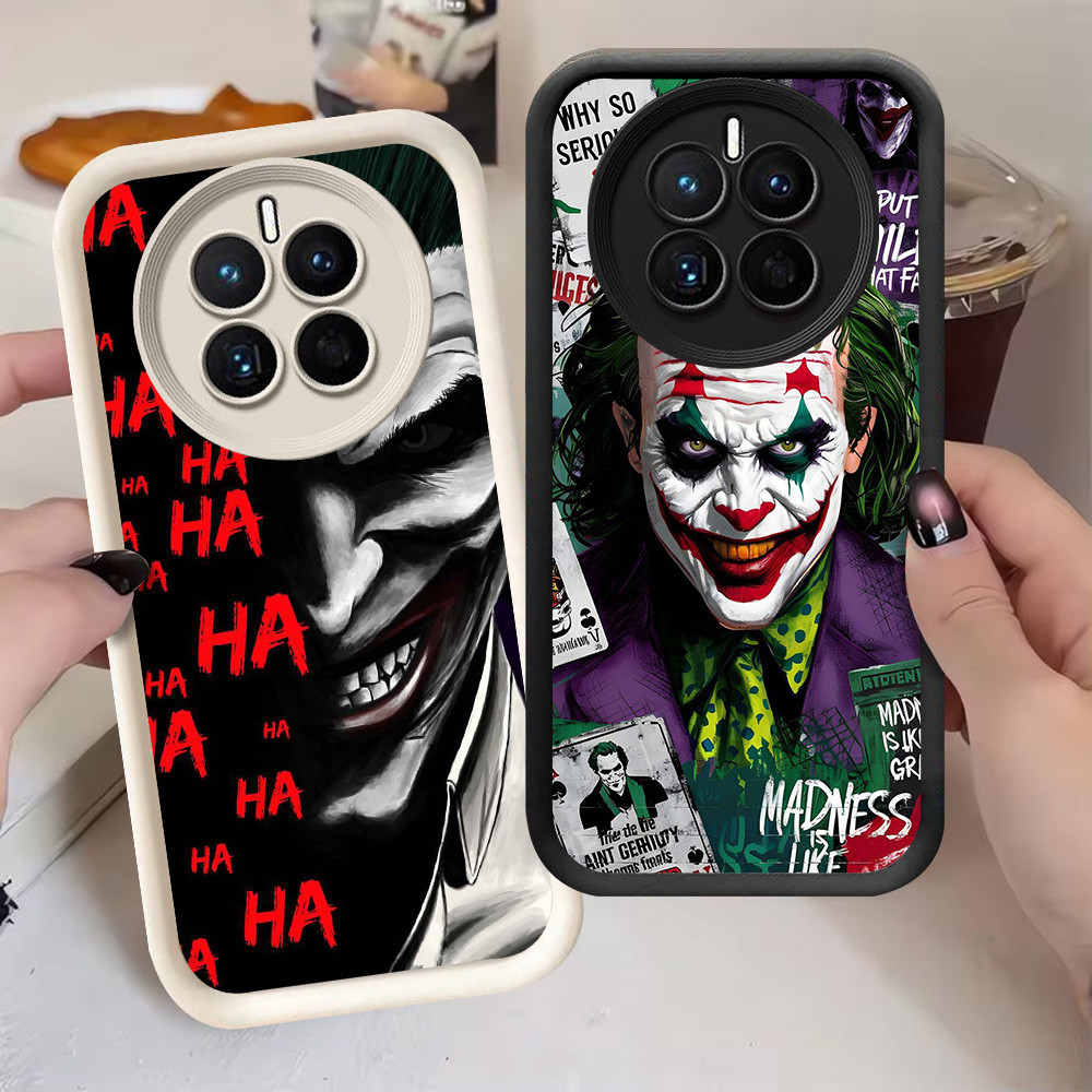G-73 Joker Casing สําหรับ Realme 12 12X Pro Plus Lite 5G สีดําและสีขาว