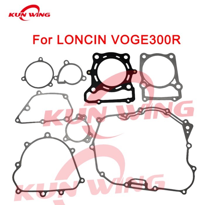 Complete Full Engine Gaskets Kit for LONCIN 300R YF300 LX300 LX300-6A Retro 300AC VOGE300R VOGE300G