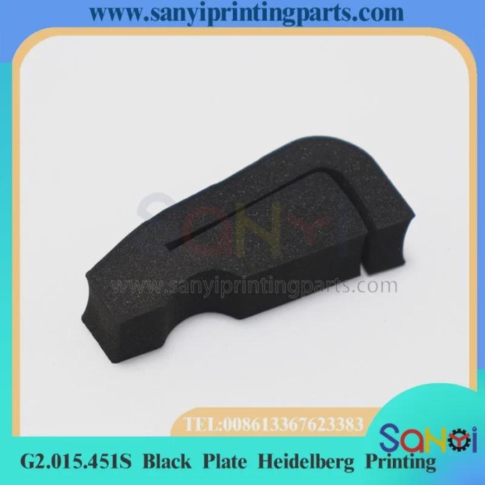 1 Piece G2.015.451S M2.015.428 G2.015.451 Black Plate 67x26x16MM For Heidelberg Printing Machine Pa