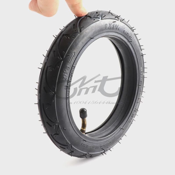 8X1 1/4 Tire For E-tow Electric Scooter Wheelchair 8 Inch Pneumatic Wheel Inner And Outer Tyre Gene
