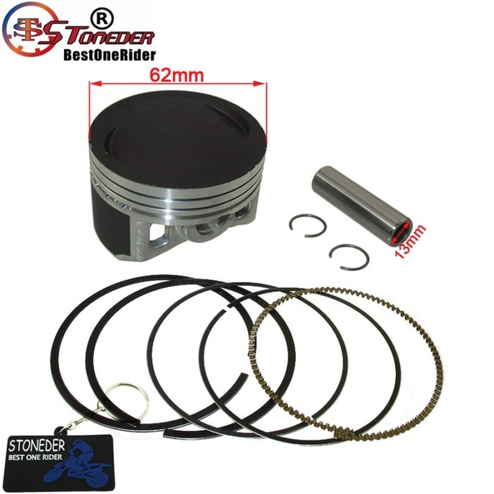 STONEDER Engine 62mm Piston Kit 13mm Pin For YX 170 Motor Pit Dirt Bike
