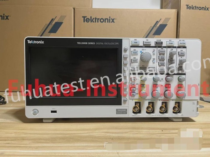 Tektronix TBS2204B 200 MHz, 4-Ch, 2 GS/s Digital Oscilloscope, 5 M new