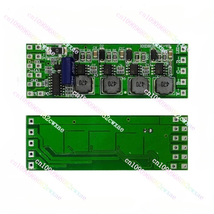 DMX512 Constant Current Drive Power Supply Module Four Channel RGBW Full Color Decoder 900mA 12w-10