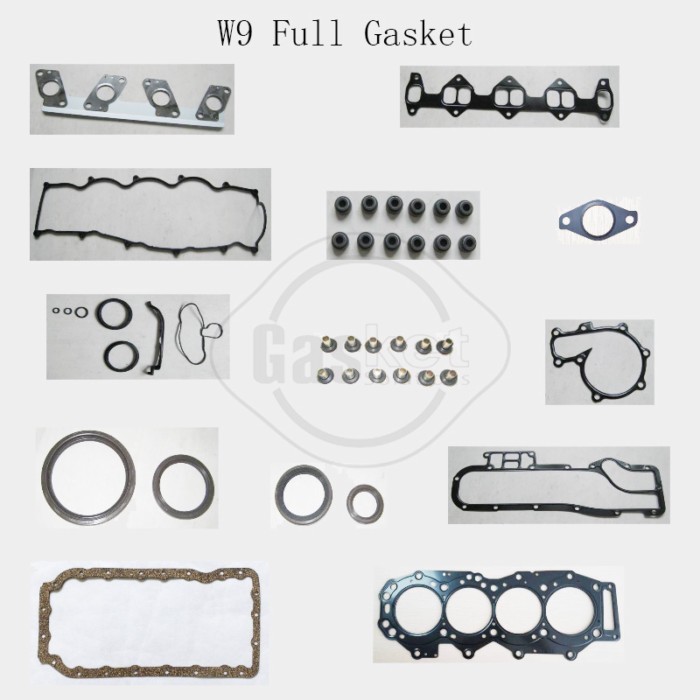Complete repair Overhaul FOR MAZDA K2400 XA T2500 HA T3000 W9 Engine Parts full set gasket OK612-99