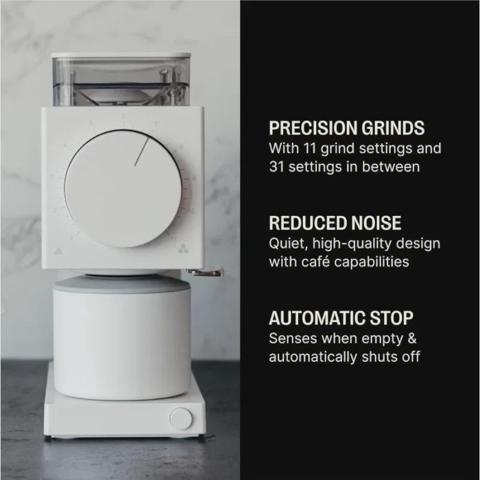 Grinder Electric - Coffee Bean with 31 Settings for Drip, French Press & Cold Brew Fellow Gen 2 Ode