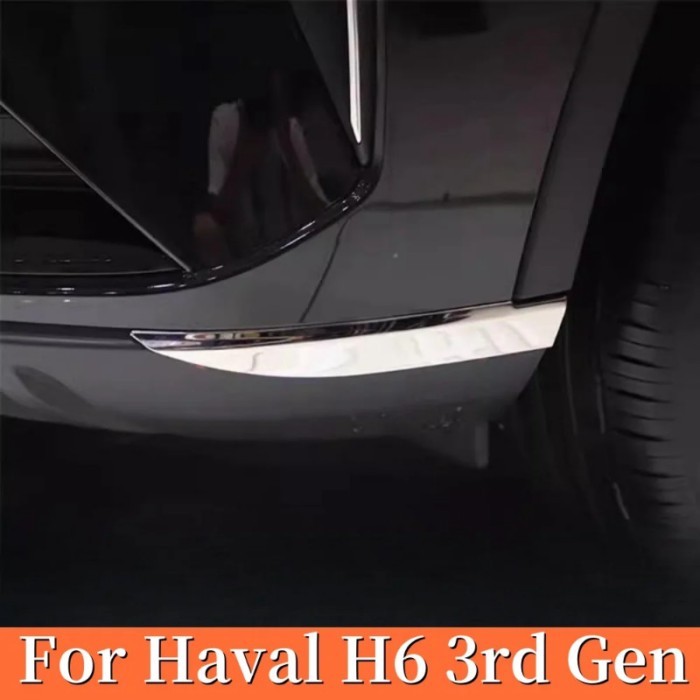 For Haval H6 3rd Gen 2021 2022 2023 2024 Car Front Rear Bumper Trim Cover Stainless Exterior Car-Bo