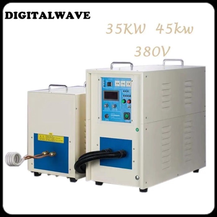 45kw  High-frequency Induction Heating Machine ZVS Induction Heater Silver Gold Melting Furnace